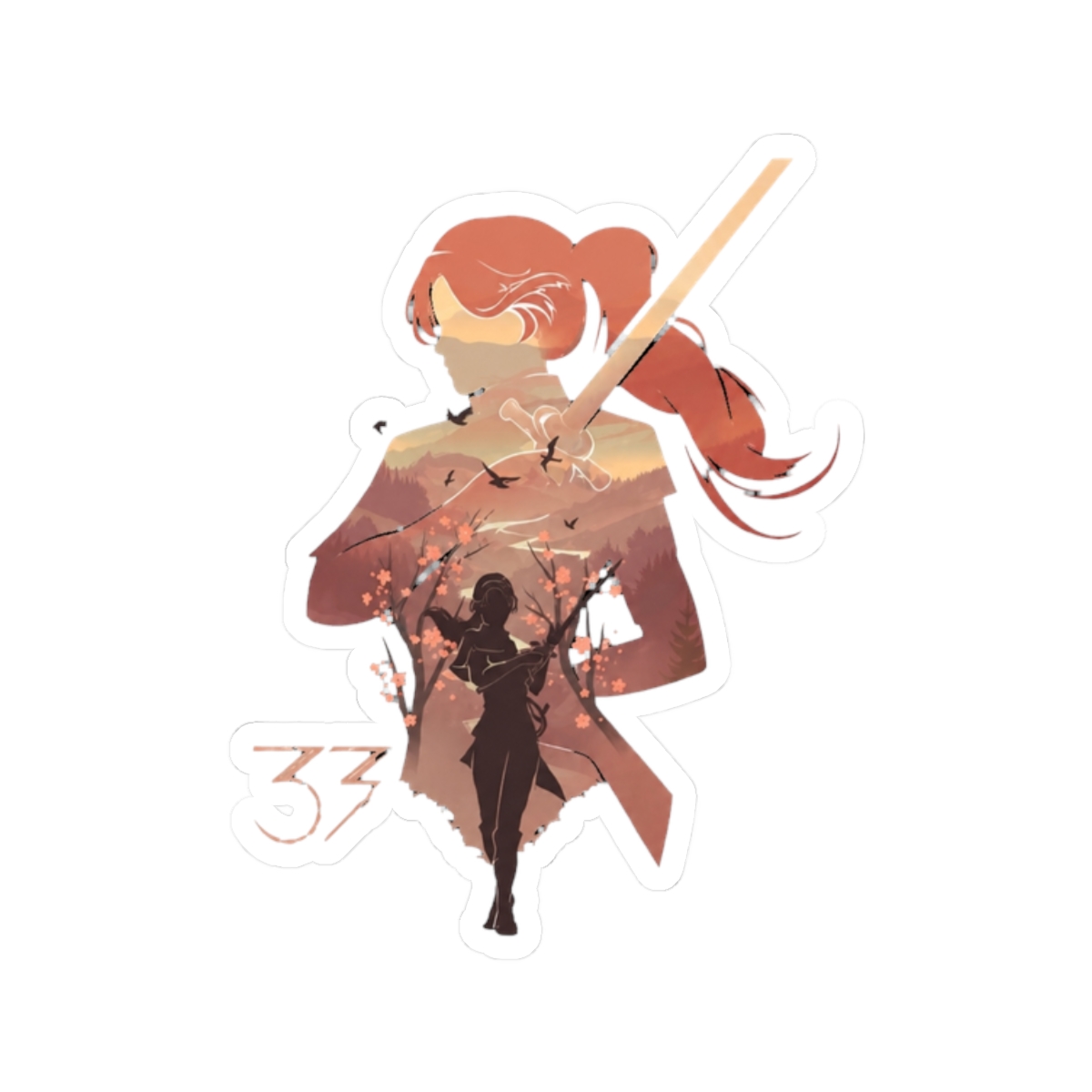 Maelle Expedition 33 Sticker | Clair Obscur: Expedition 33 - alternate angle 3, merchandise