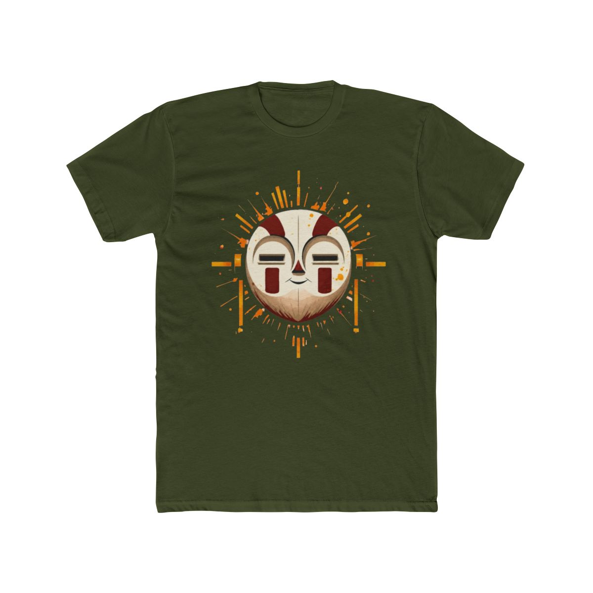 expedition 33 - Esquie mask splatter art T Shirt | Clair Obscur: Expedition 33 - alternate angle 4, merchandise