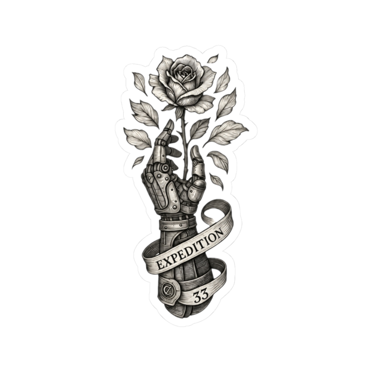 Expedition 33 Clair Obscur Artwork Hand Rose Videogame | Clair Obscur: Expedition 33 - alternate angle 3, merchandise