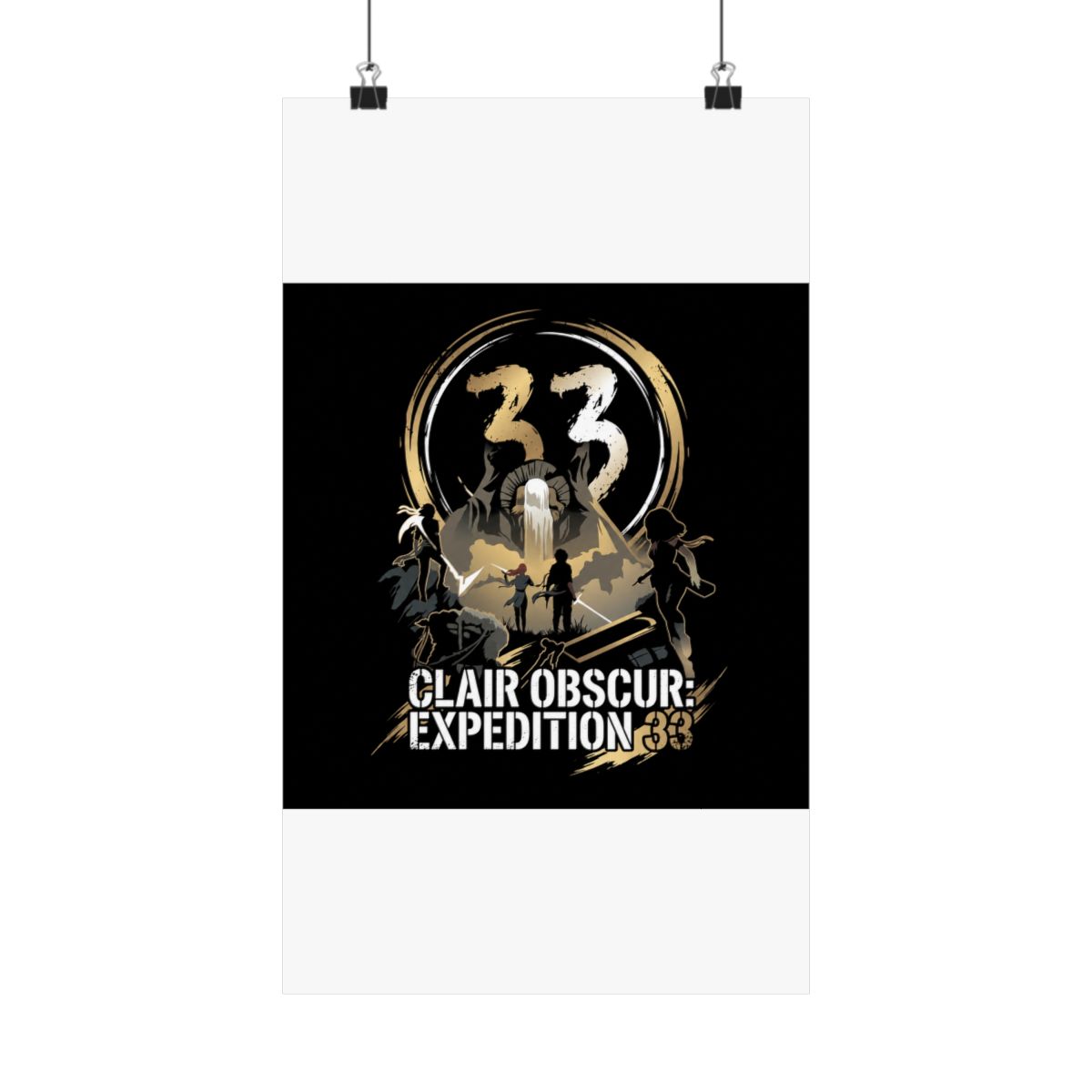 Expedition 33 Clair Obscur Painterly Style Facing the Paintress | Clair Obscur: Expedition 33 - alternate angle 1, merchandise