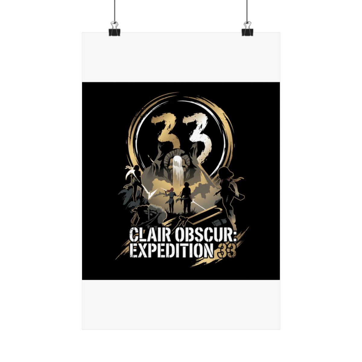 Expedition 33 Clair Obscur Painterly Style Facing the Paintress | Clair Obscur: Expedition 33 - alternate angle 4, merchandise