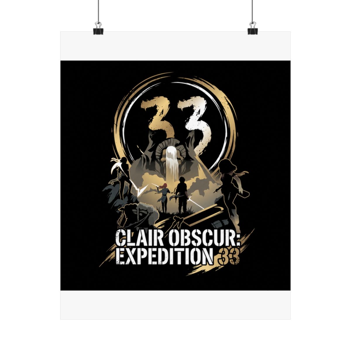 Expedition 33 Clair Obscur Painterly Style Facing the Paintress | Clair Obscur: Expedition 33 - alternate angle 3, merchandise