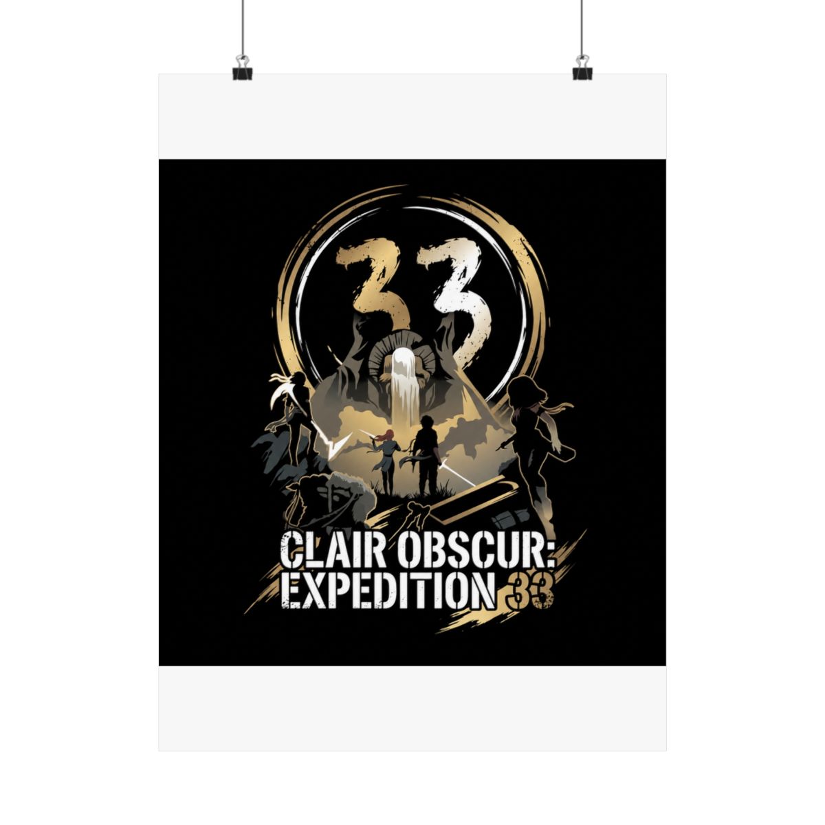 Expedition 33 Clair Obscur Painterly Style Facing the Paintress | Clair Obscur: Expedition 33 - alternate angle 2, merchandise