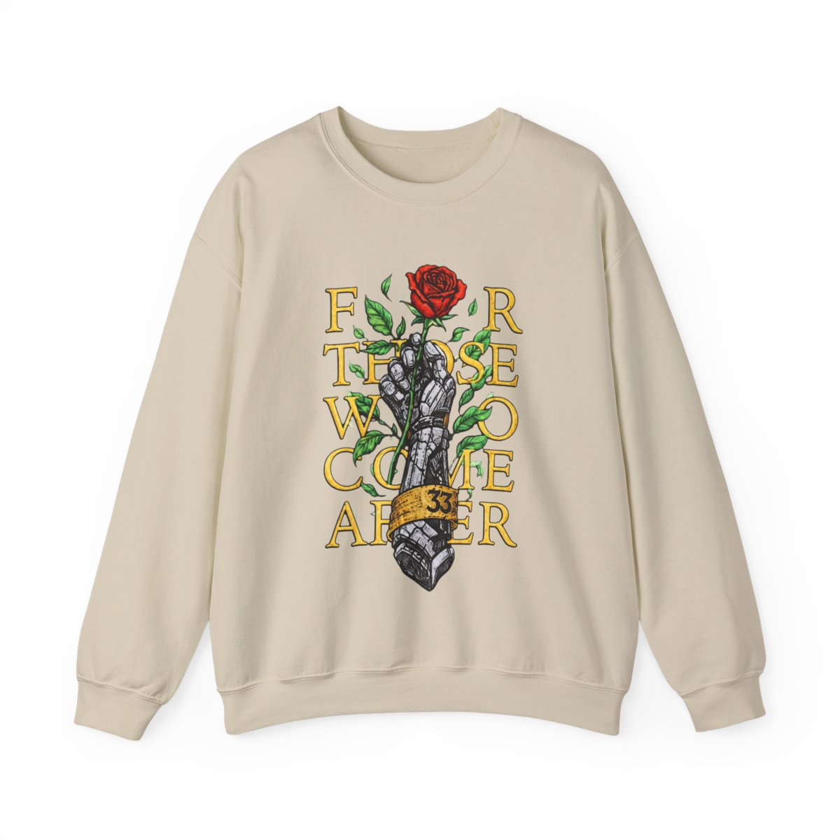 Expedition 33 - For Those Who Come After, Gustave Clair Obscur Crewneck T-Shirts | Clair Obscur: Expedition 33 - alternate angle 4, merchandise