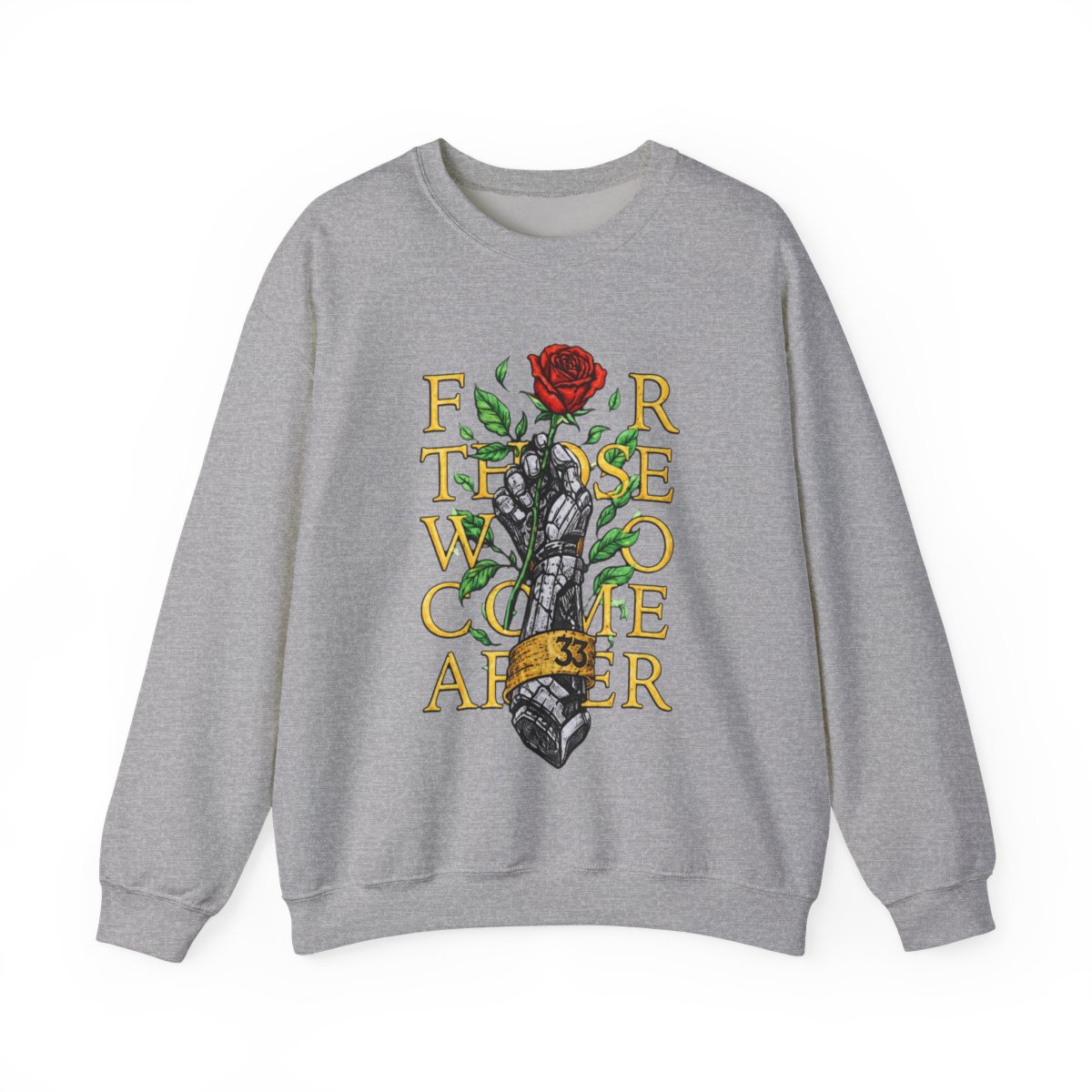 Expedition 33 - For Those Who Come After, Gustave Clair Obscur Crewneck T-Shirts | Clair Obscur: Expedition 33 - alternate angle 5, merchandise